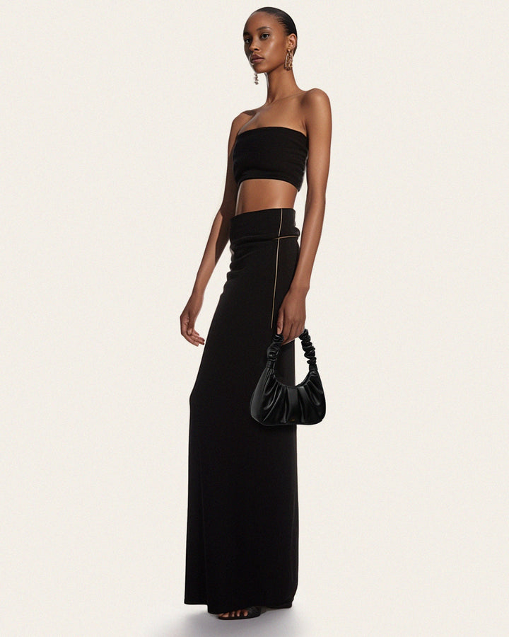 Ghabbi Ruched Hobo Handtas