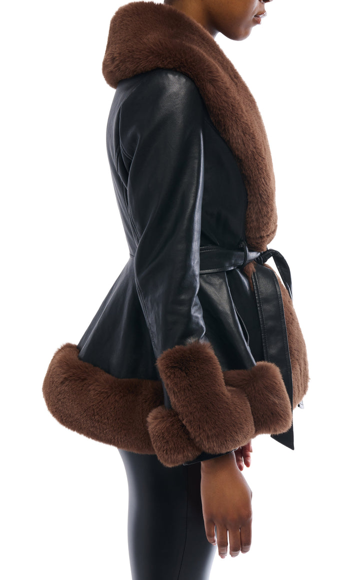 Kenzi Faux Fur Winterjas