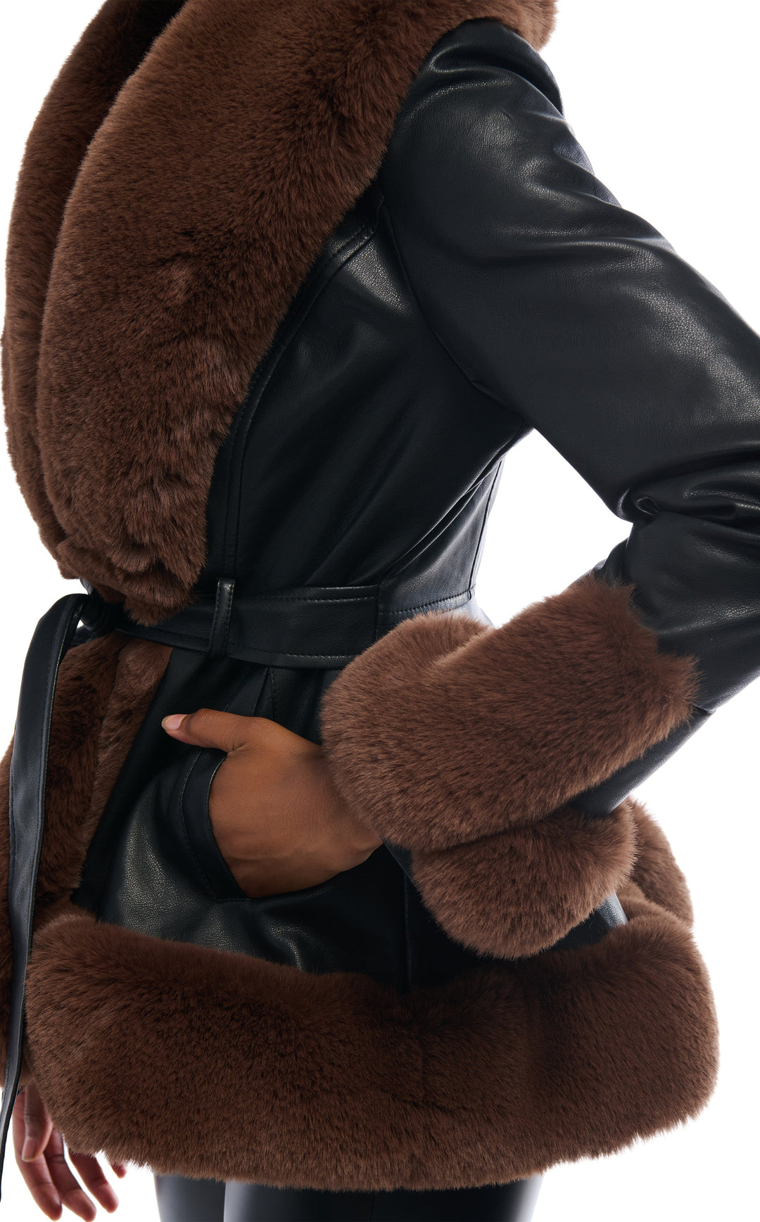 Kenzi Faux Fur Winterjas