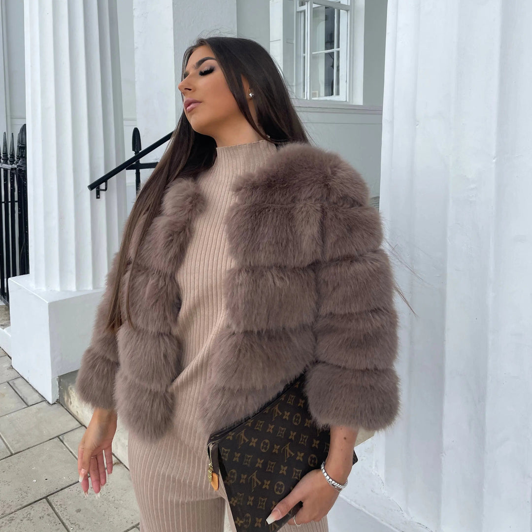 Lauren Faux Fur Winterjas