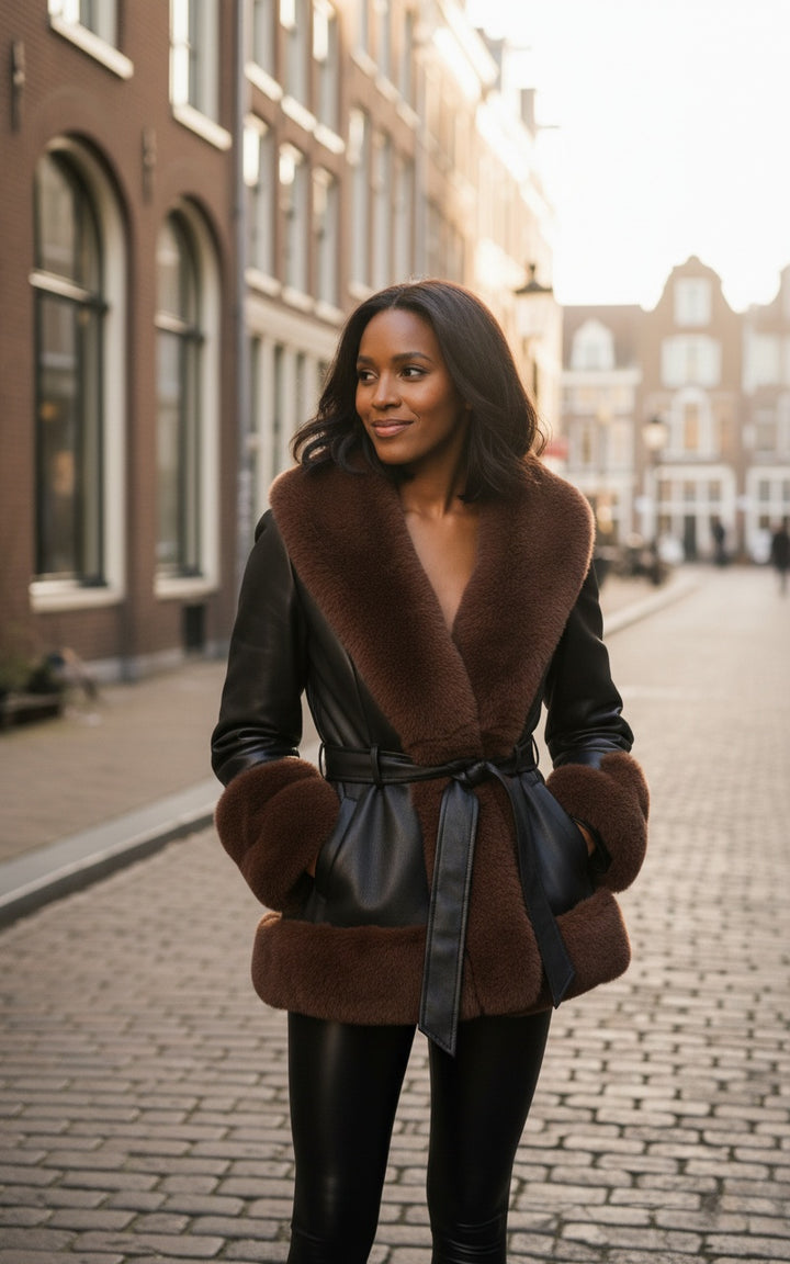 Kenzi Faux Fur Winterjas