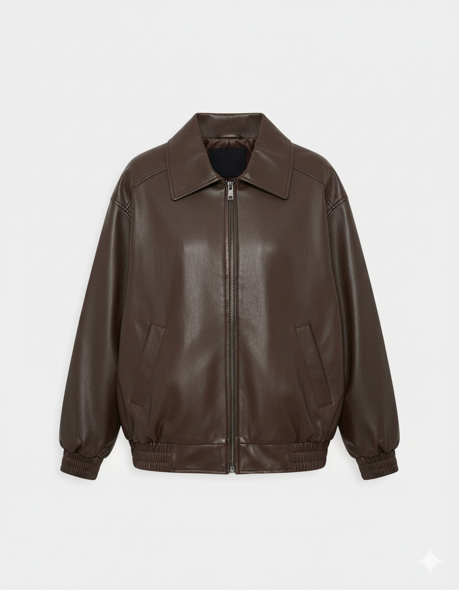 Sophia Oversized Leren Jas