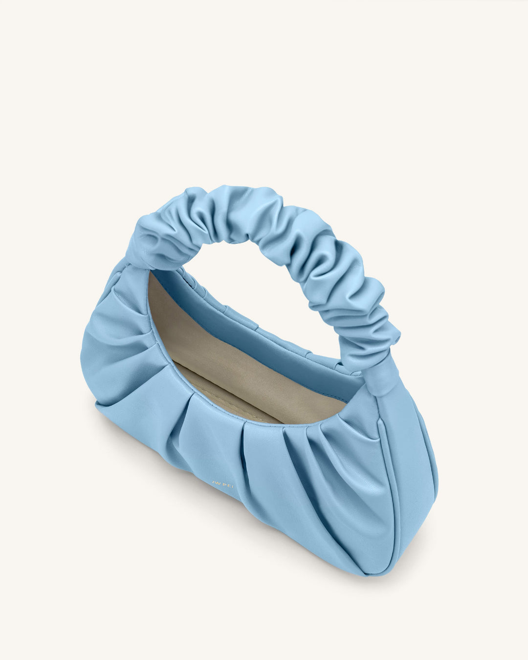 Ghabbi Ruched Hobo Handtas