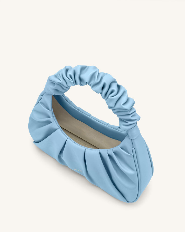 Ghabbi Ruched Hobo Handtas