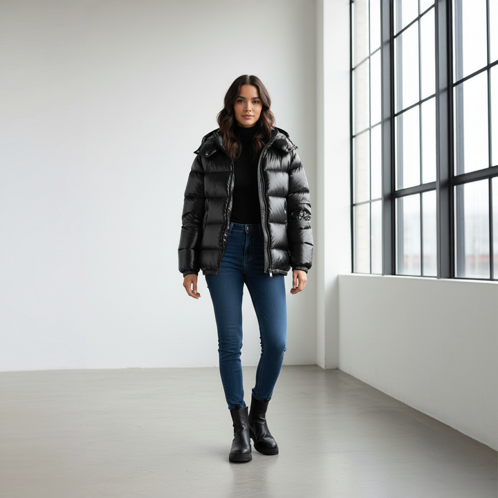 Ava Wetlook Puffer Winterjas