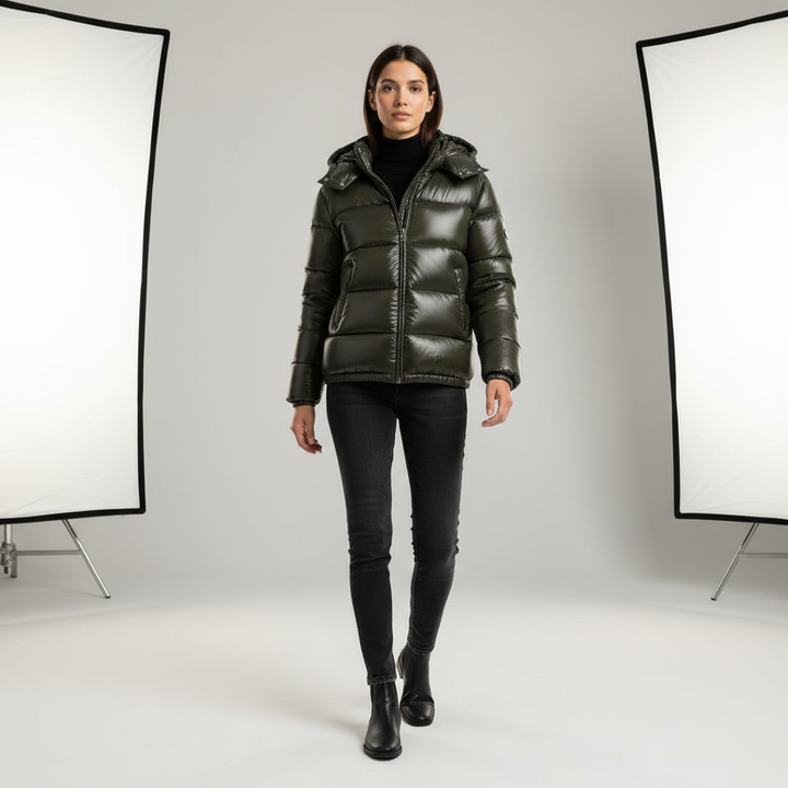 Ava Wetlook Puffer Winterjas
