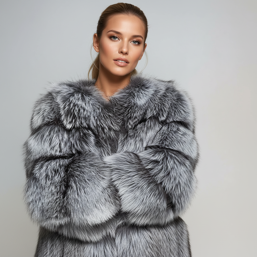Donna Faux Fur Winterjas