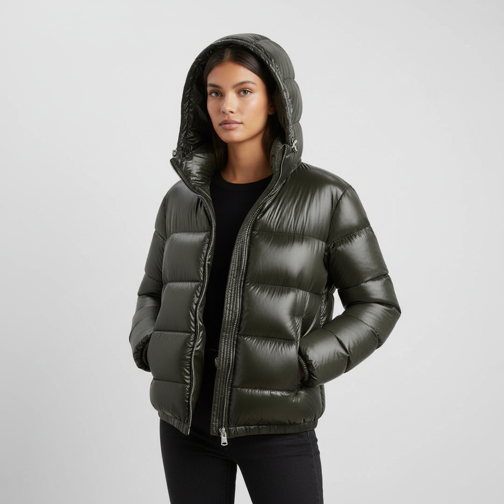 Ava Wetlook Puffer Winterjas